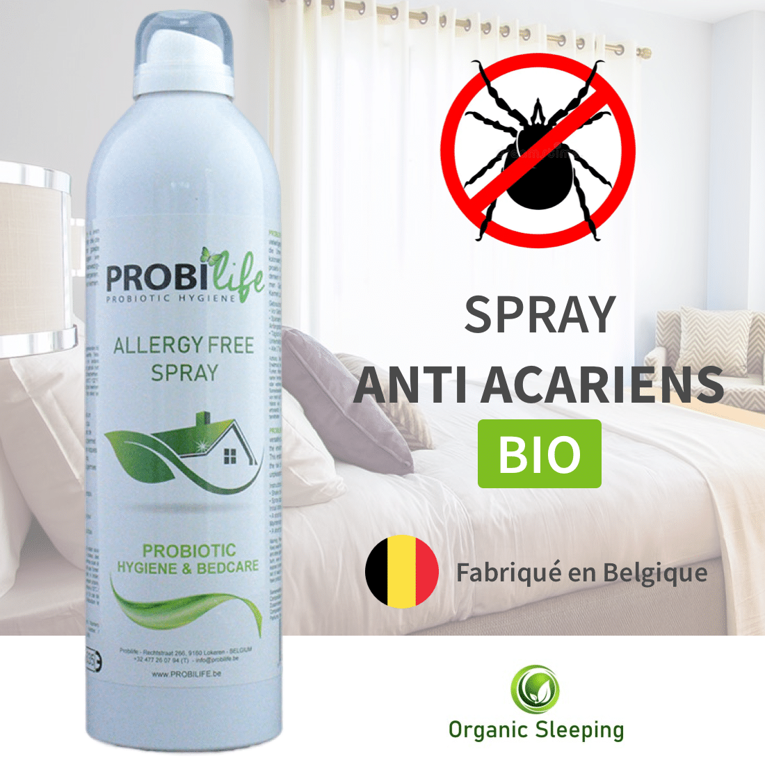 Spray anti-acariens bio — Literie Jehaes Magasin de Matelas Spécialisé à  Liège Outremeuse